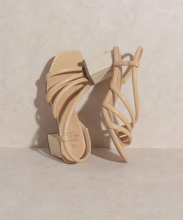 Ashley Wooden Heel Sandal