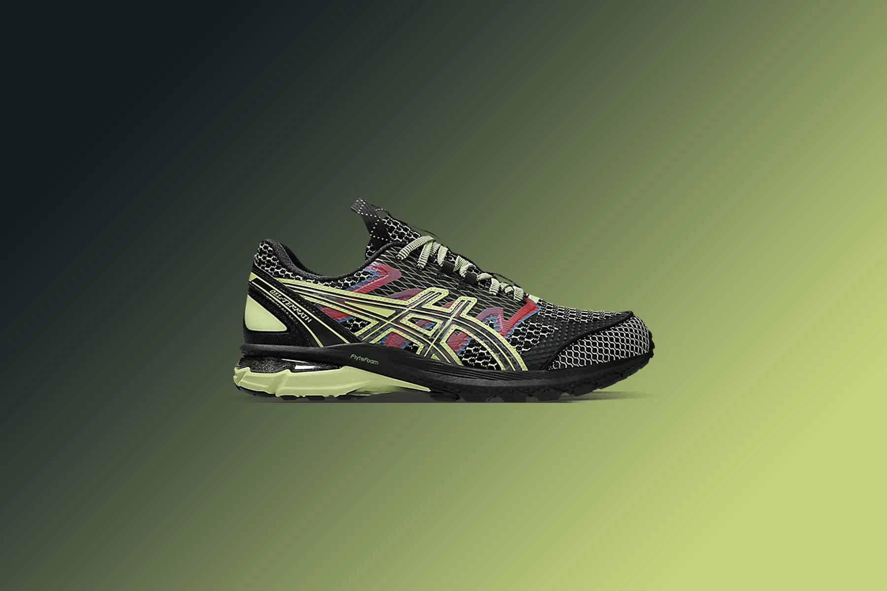 Asics x Kiko Kostadinov US4-S Gel-Terrain - Black/Neon Lime