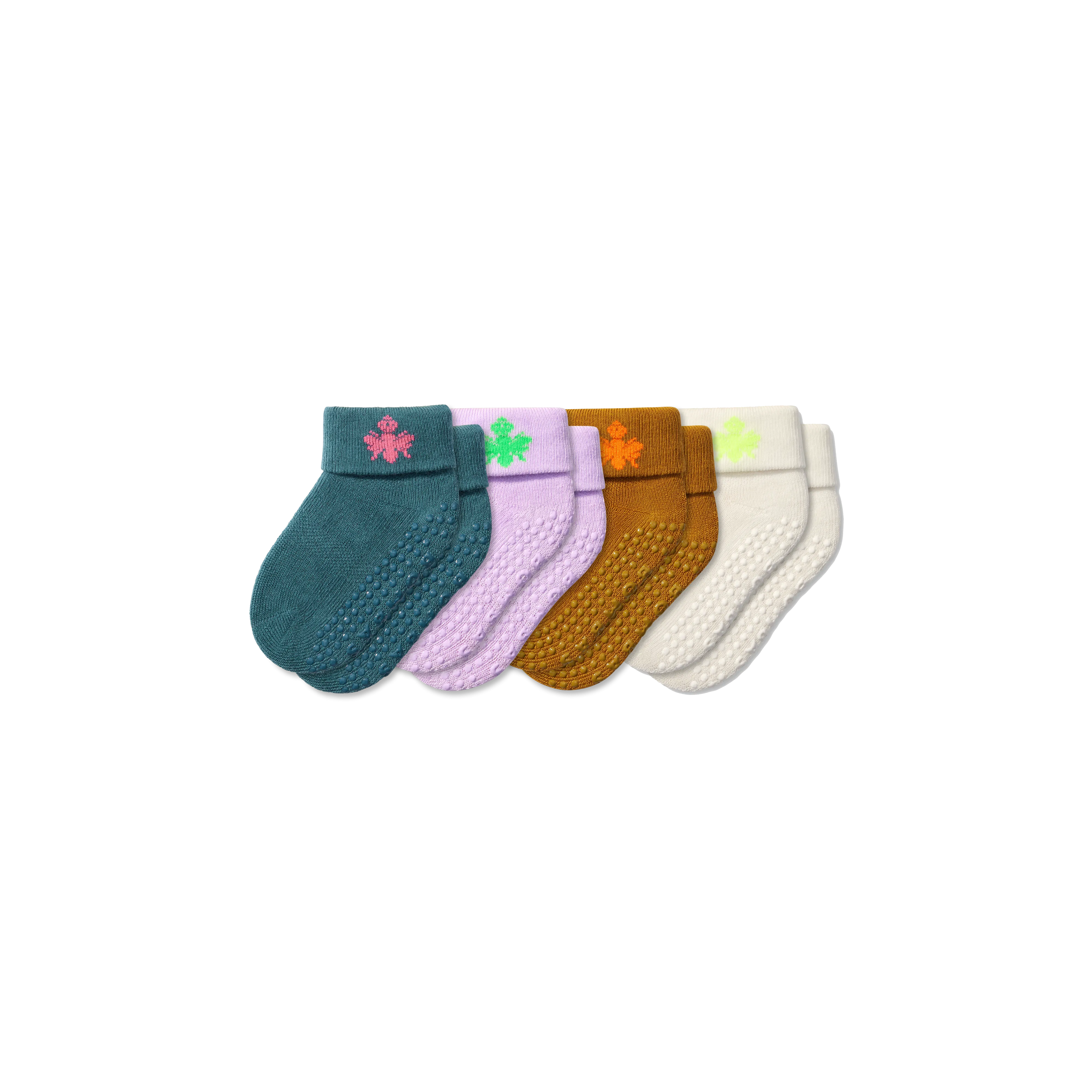 Baby Gripper Socks 4-Pack (6-12 Months)