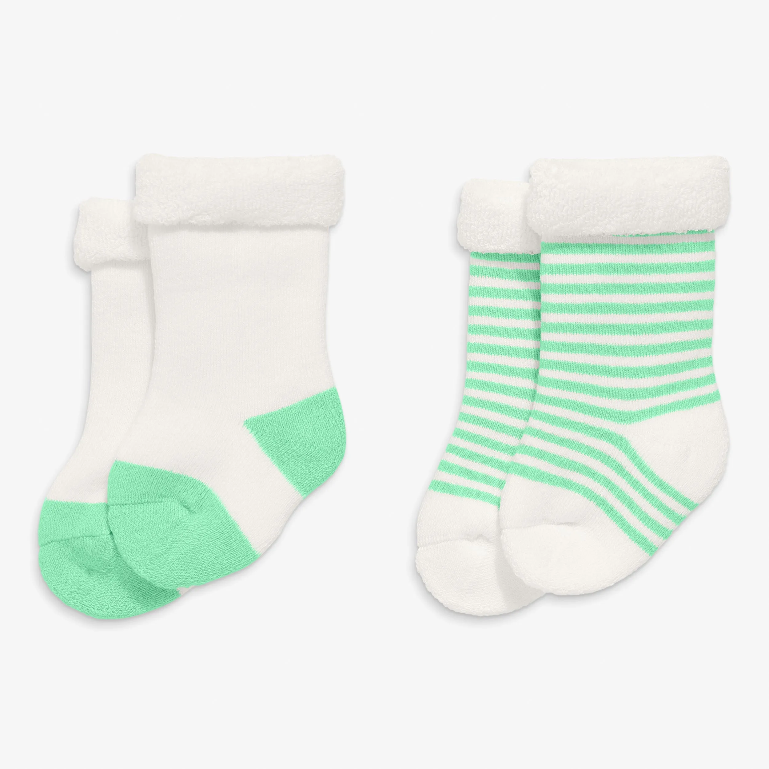 Baby's first sock 2-pack in stripe