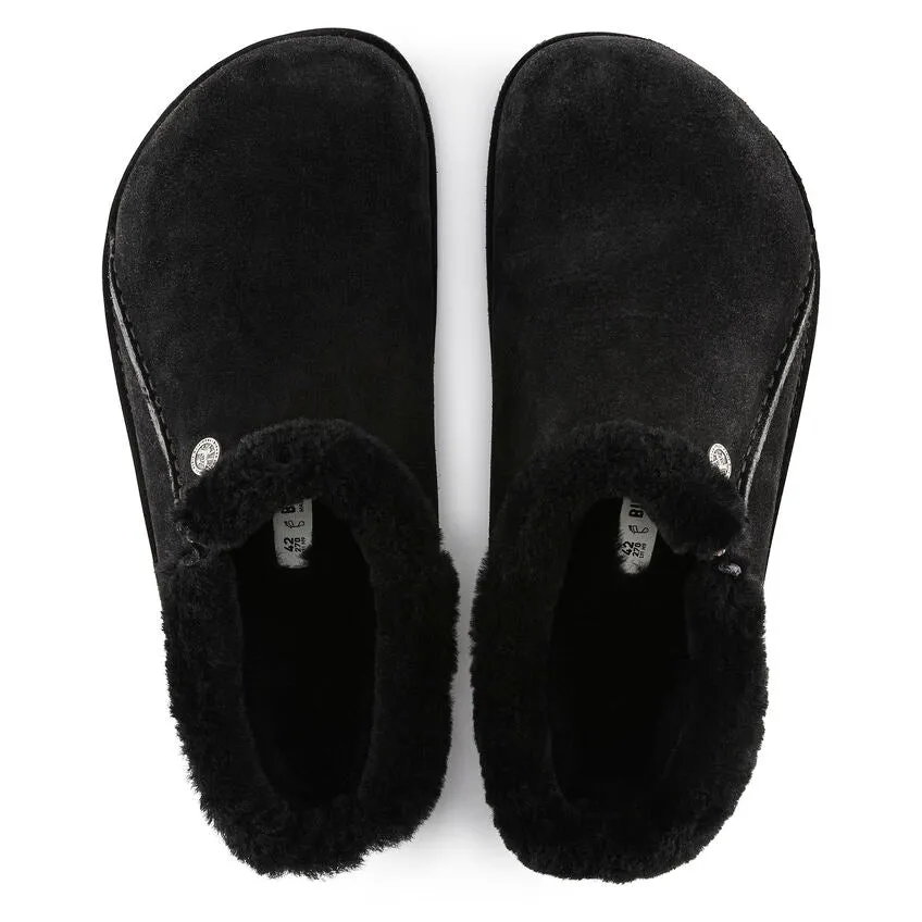 Birkenstock Zermatt Premium Suede Shearling Black Women's