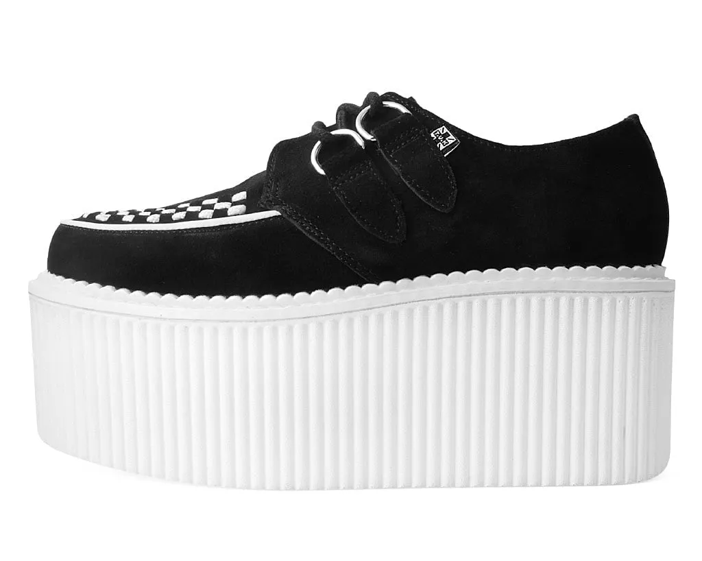 Black Suede White Interlace Stratocreeper