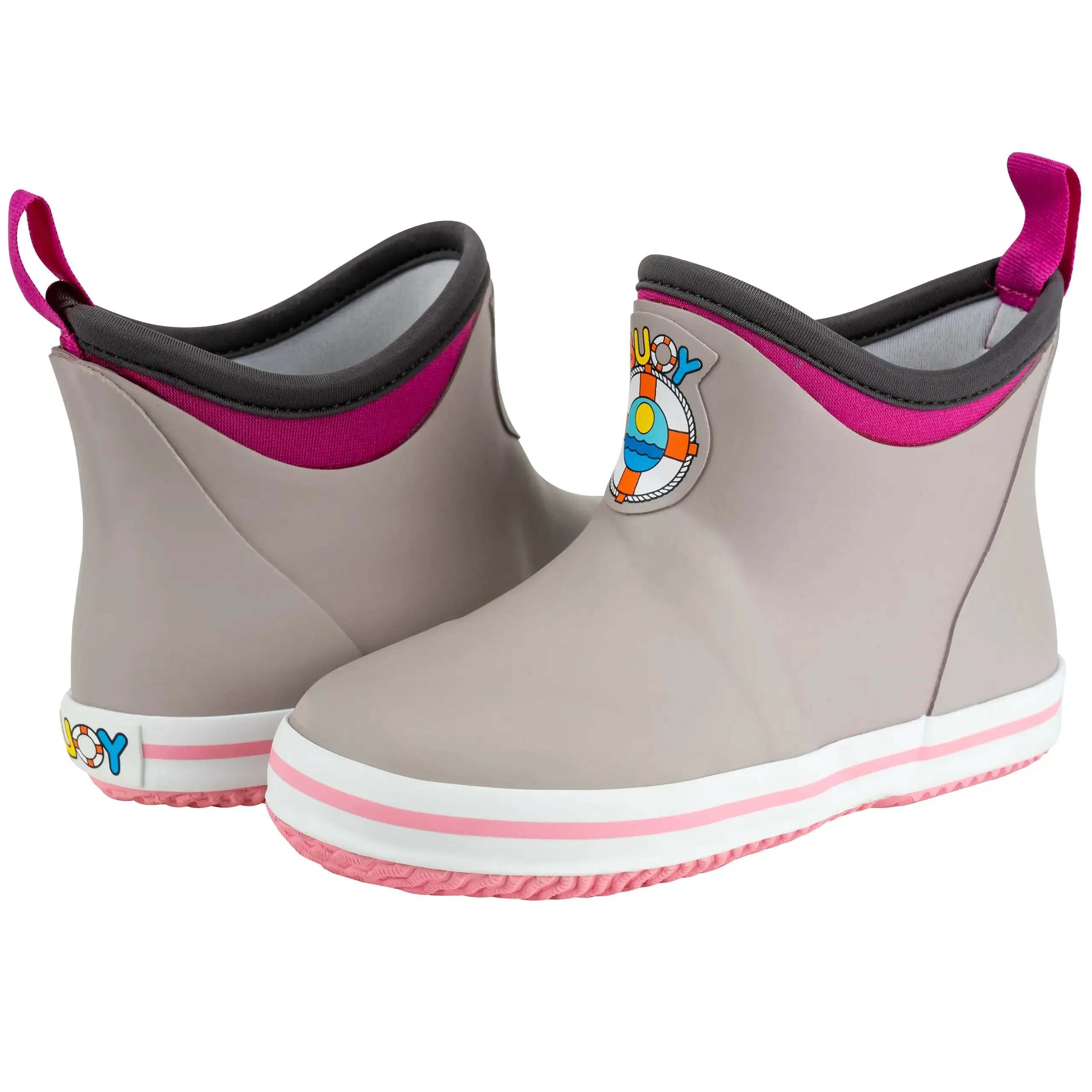 Buoy Boots Grey/Pink