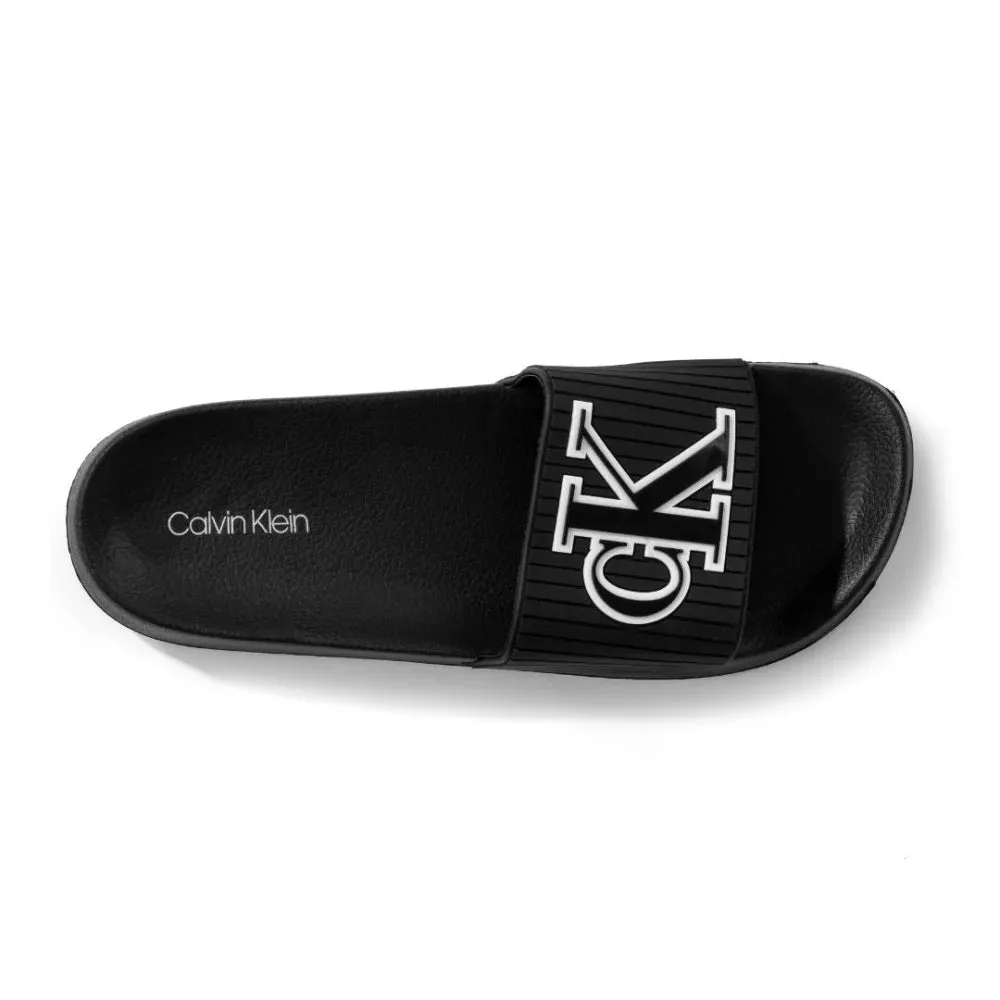 Calvin Klein Alonzo Slippers - BLKWHT