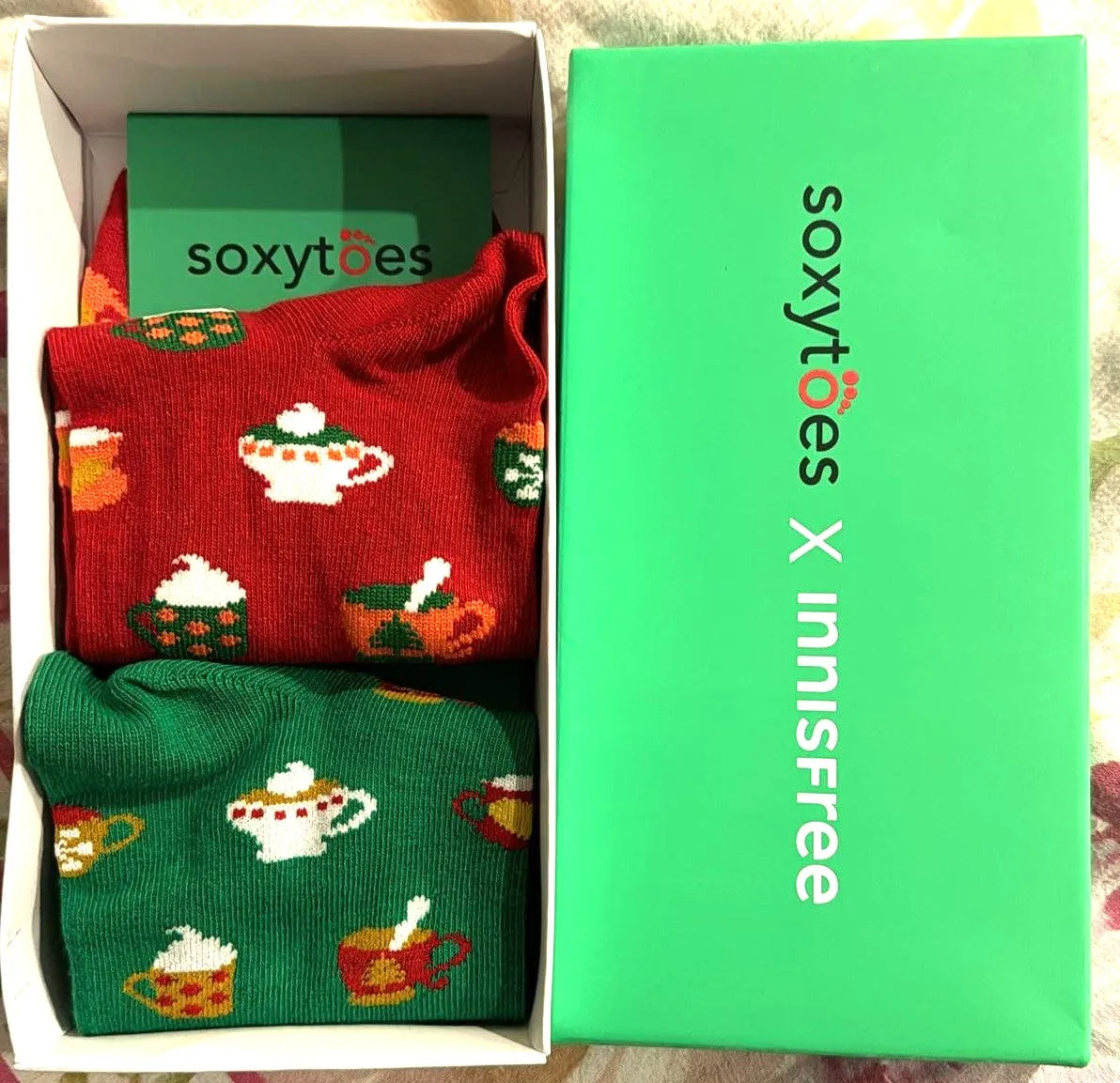 Christmas Tea Party | Soxytoes x Innisfree | Giveaway