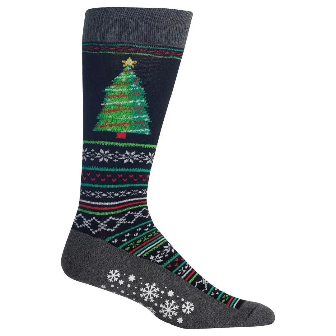 Christmas Tree Socks Men's Crew Sock