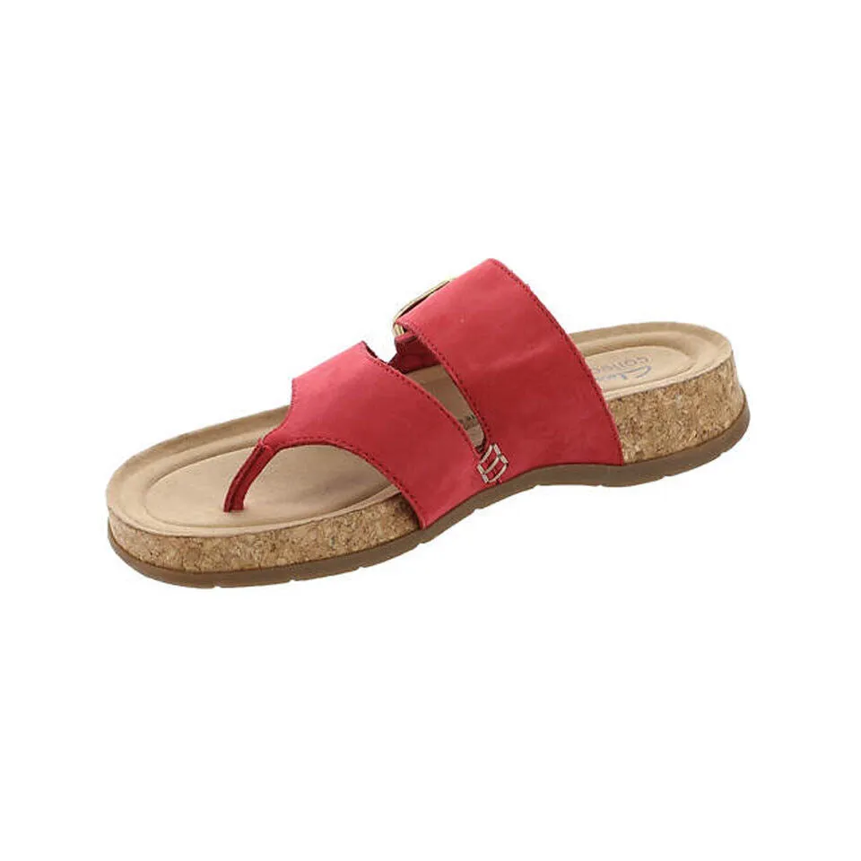 Clarks Women's Reileigh Park sandal Cherry Nubuck 26177427