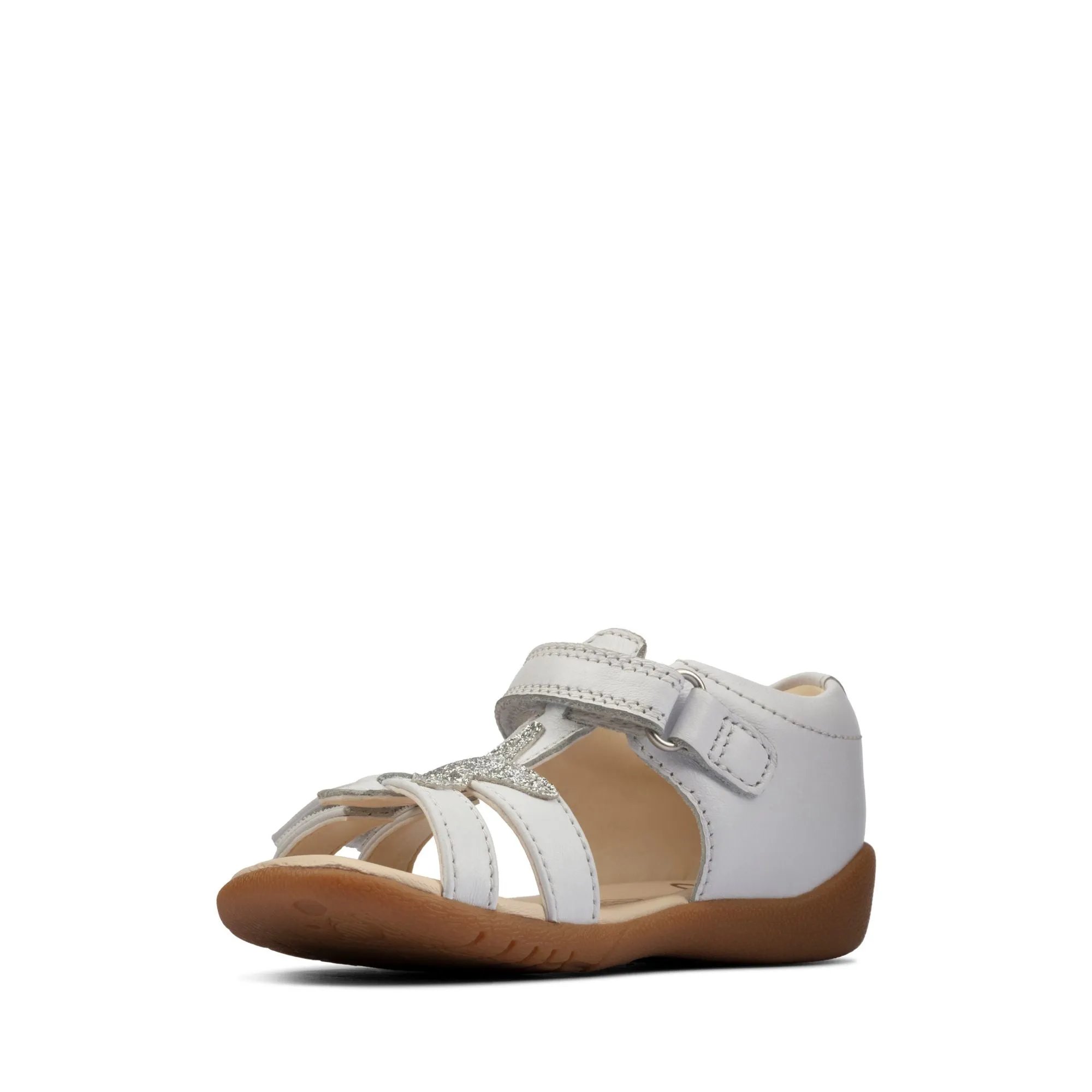 Clarks Zora Summer T White Leather