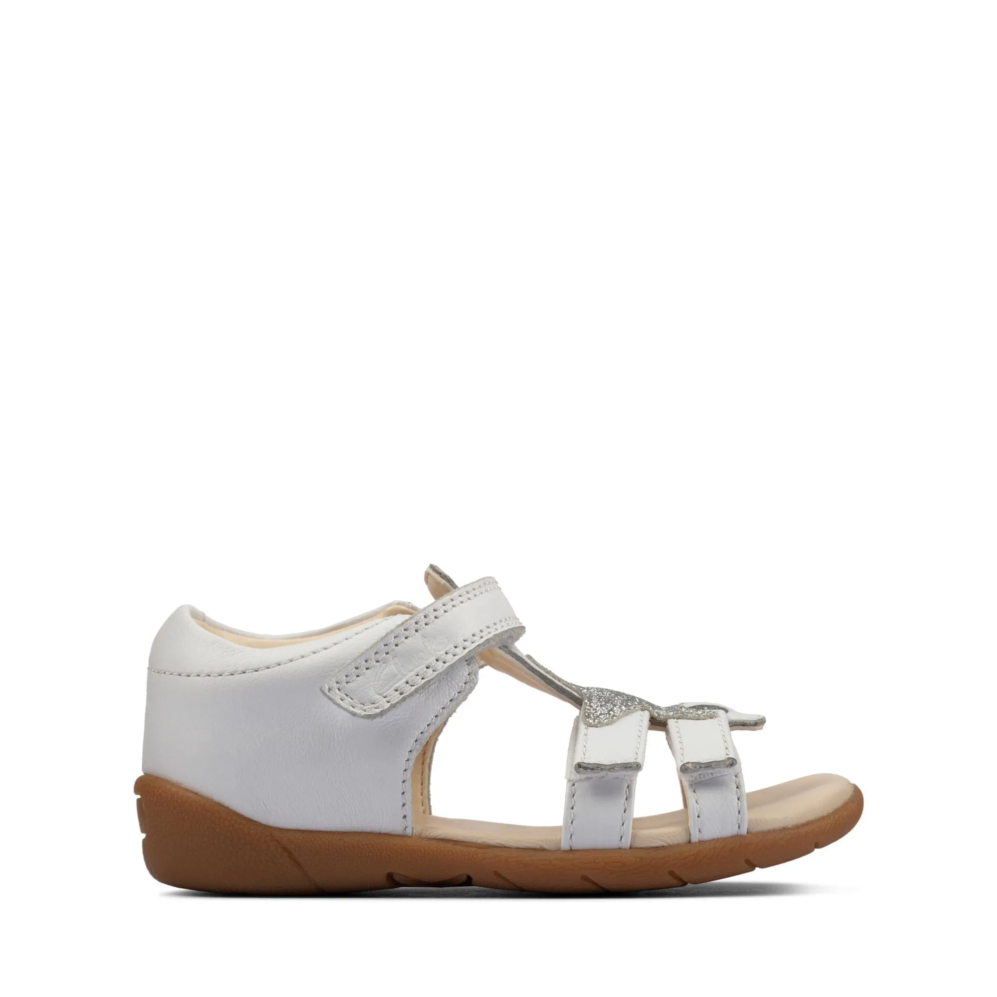 Clarks Zora Summer T White Leather