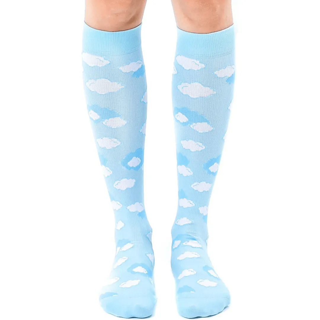 Clouds Unisex Compression Socks