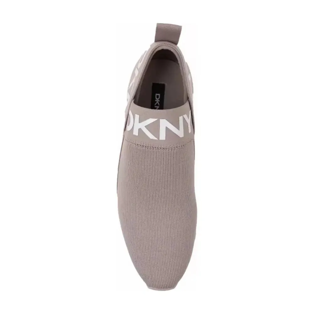 Grey DKNY Ashton Logo Slip-On Sneakers for Women