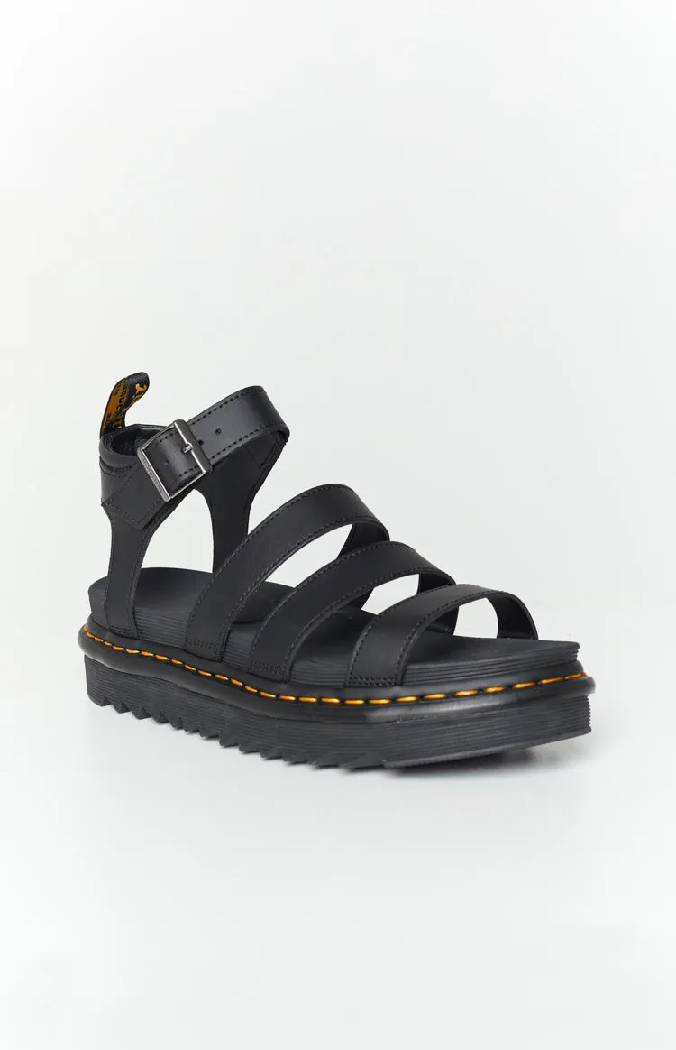 Dr. Martens Blaire 3 Strap Sandal Black Hydro