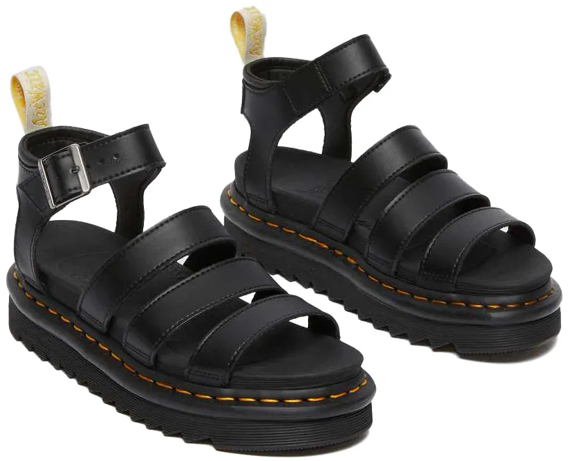 Dr. Martens Vegan Blaire Black Sandals