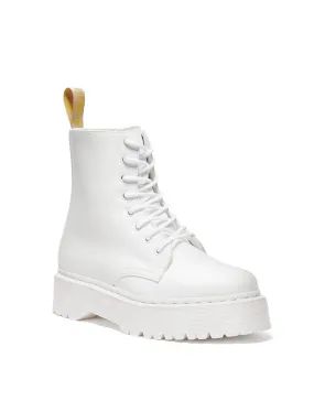 Dr. Martens — Vegan Jadon II Mono Boot - Optical White Kemble