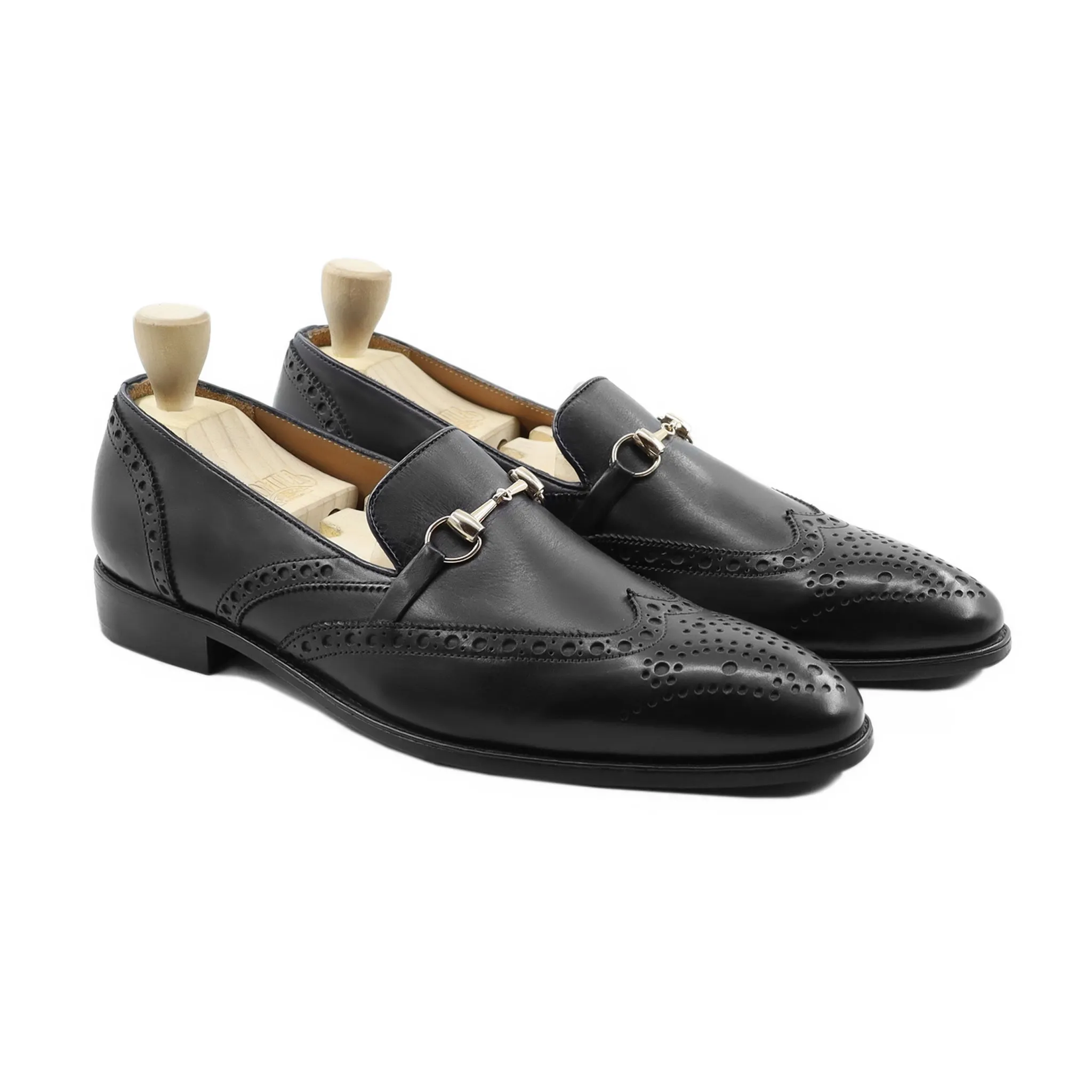 Drammen - Men's Black Calf Leather Loafer