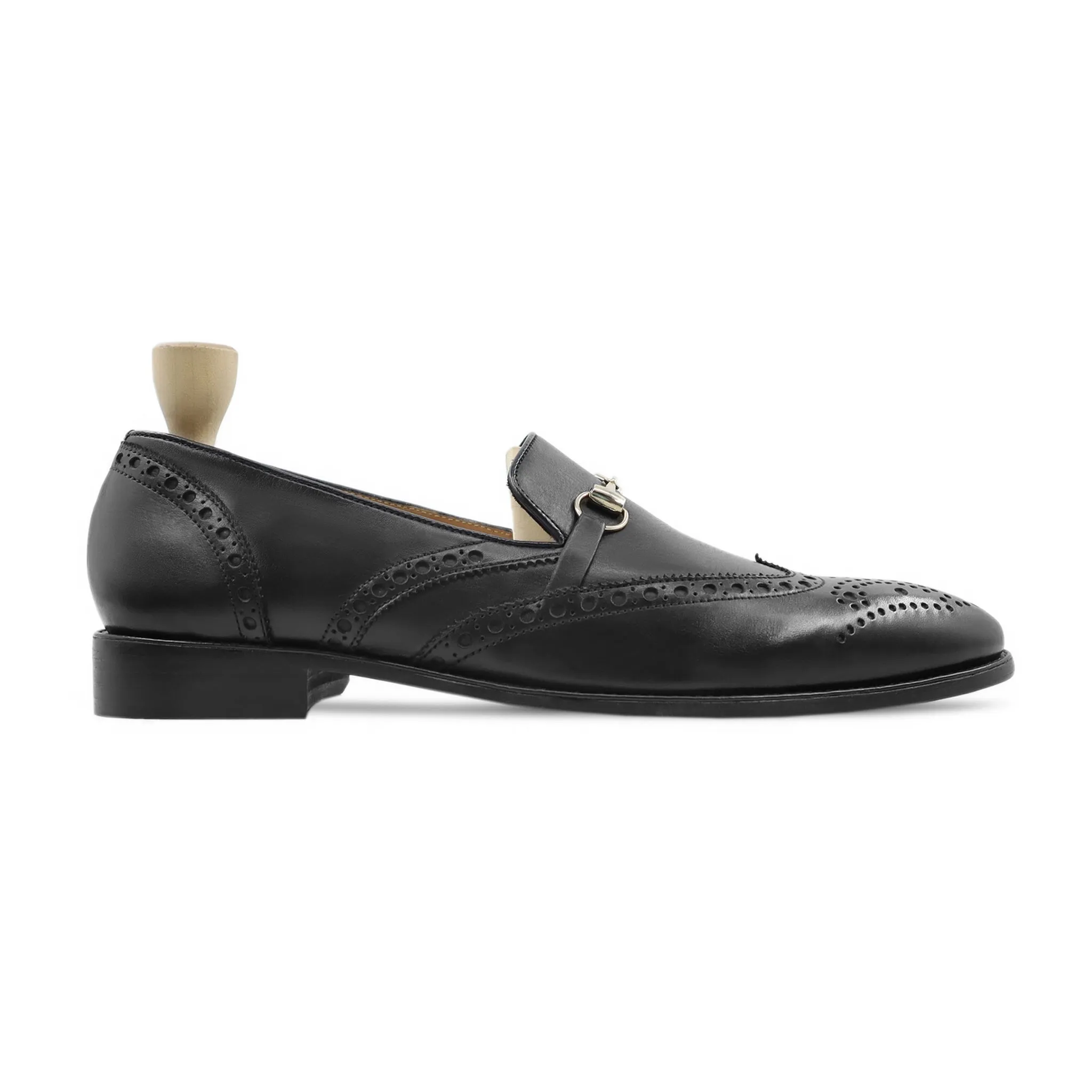 Drammen - Men's Black Calf Leather Loafer