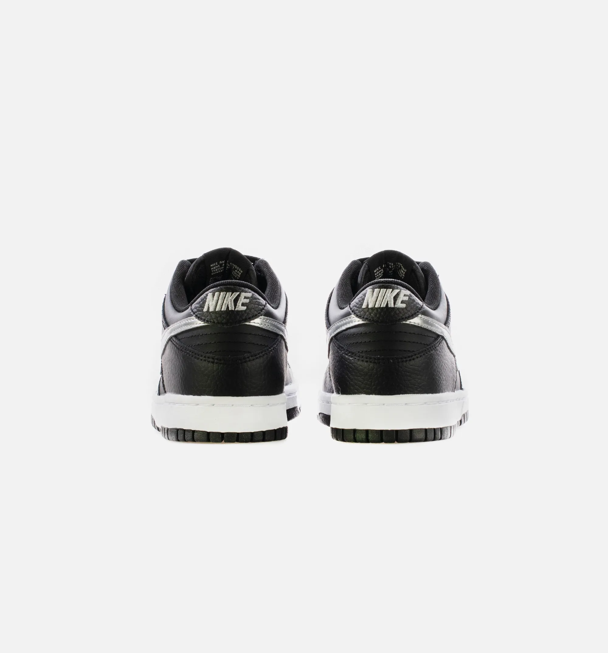 Dunk Low Black Silver Grade School Lifestyle Shoe - Black/Silver Limit One Per Customer