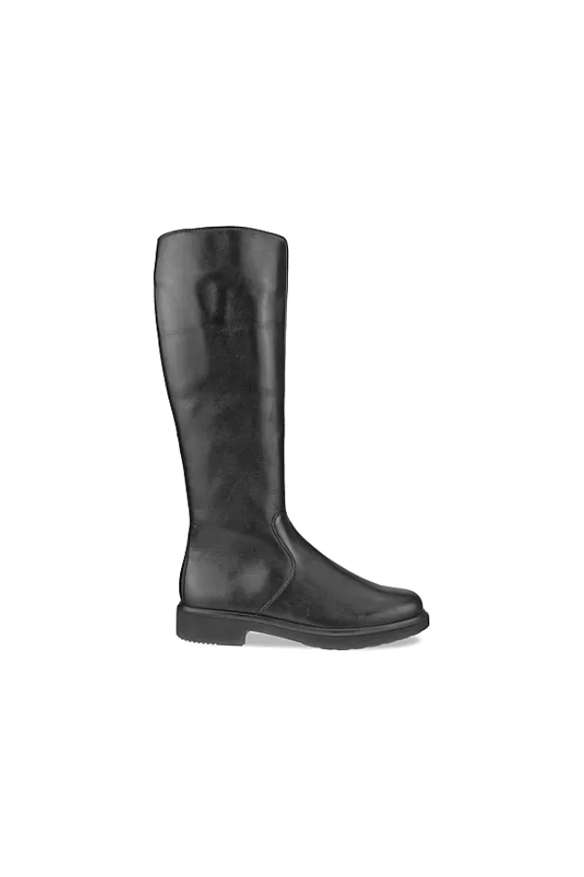 ECCO Amsterdam Mens Long Leather Boot Black 222023-01001