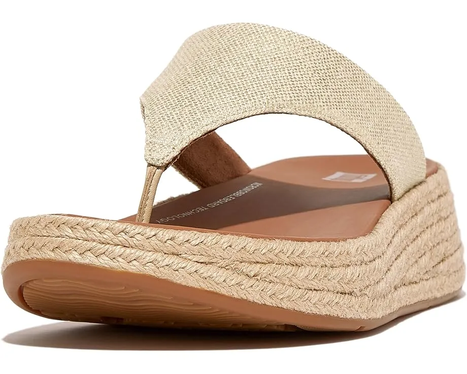 FitFlop Women's F-Mode Espadrille Glitz-Canvas