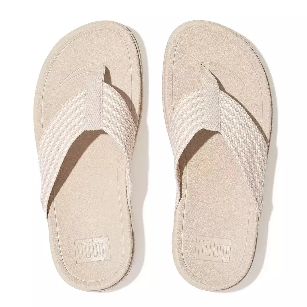 FitFlop Women's Surfa Toe-Post Stone Beige Mix