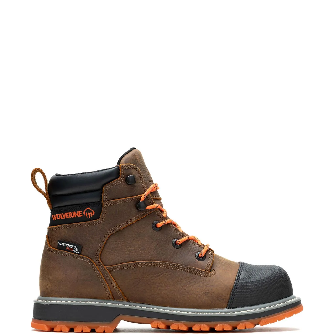 Floorhand LX 6 Inch Steel-Toe Work Boot Brown