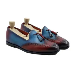 Galliumix - Men's Multicolor Calf Leather Loafer