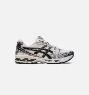 Gel Kayano 14 Silver Cream Mens Lifestyle Shoe - Cream White/Black