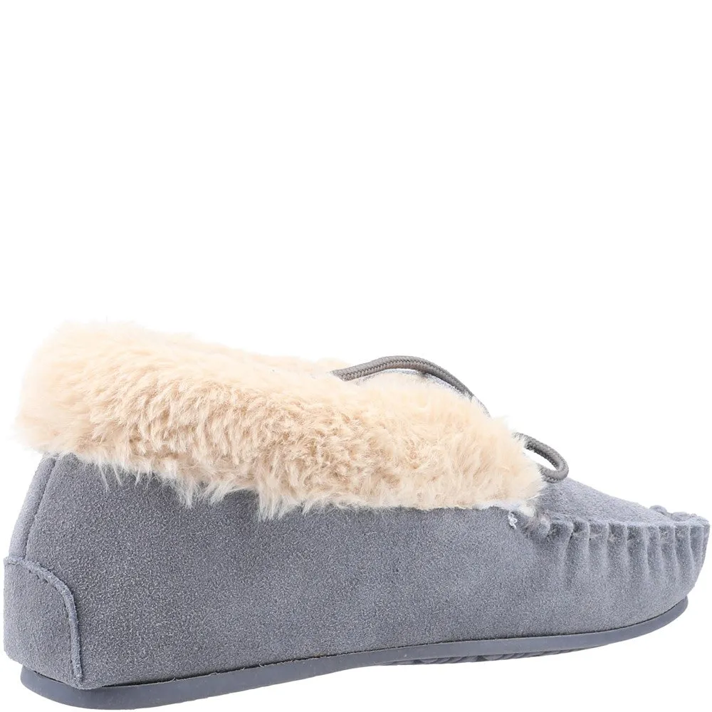 Grey Philippa Slippers