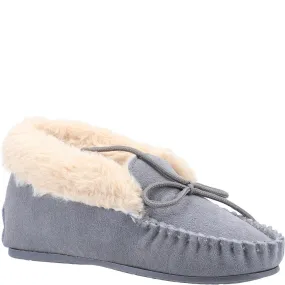 Grey Philippa Slippers