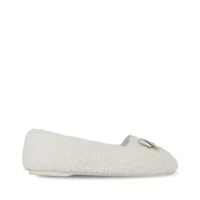 Grosby Womens Snuggly Comfortable Home Slippers Cream