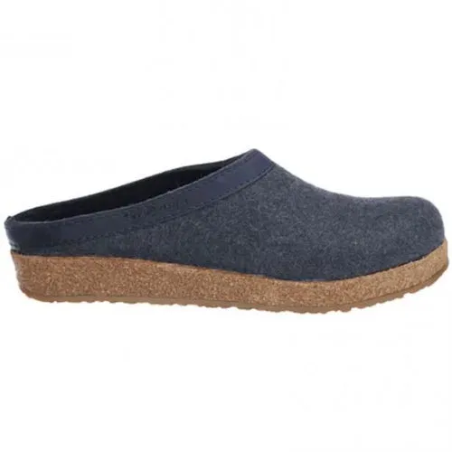 Haflinger GZL79 Grizzly Wool Clog CAP BLUE (Uni)