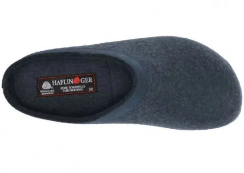 Haflinger GZL79 Grizzly Wool Clog CAP BLUE (Uni)