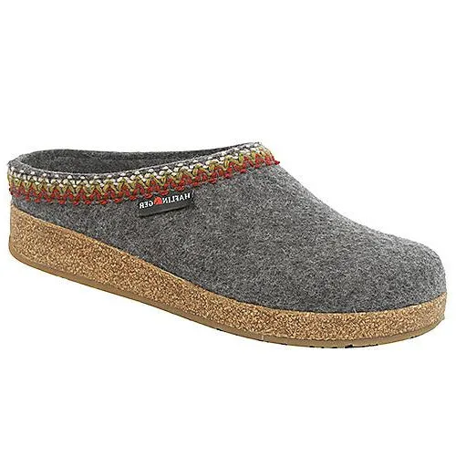 Haflinger Unisex Grizzly Zig Zag Slipper Clog