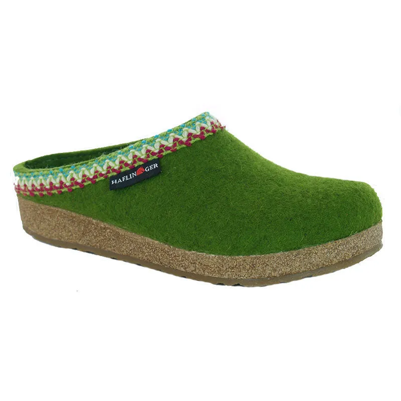 Haflinger Unisex Grizzly Zig Zag Slipper Clog