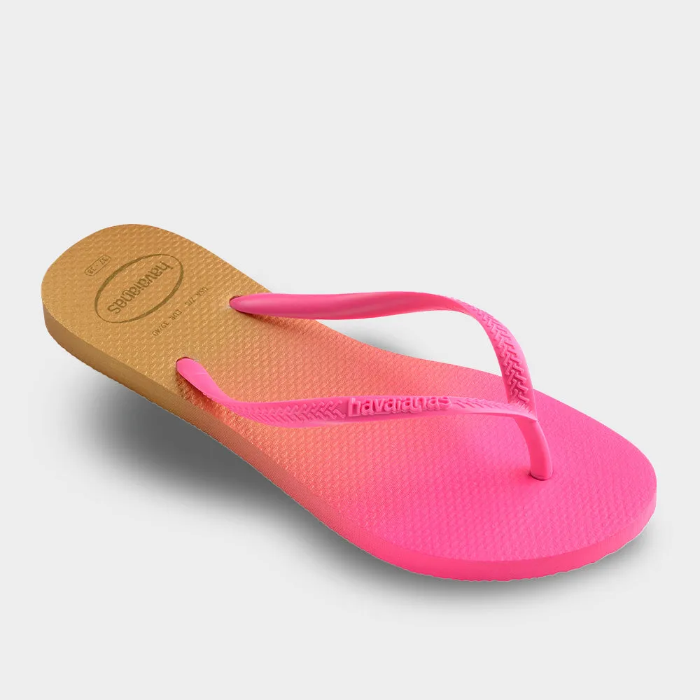 Havaianas Womens Slim Gradient Sandal Pink _ 183482 _ Pink