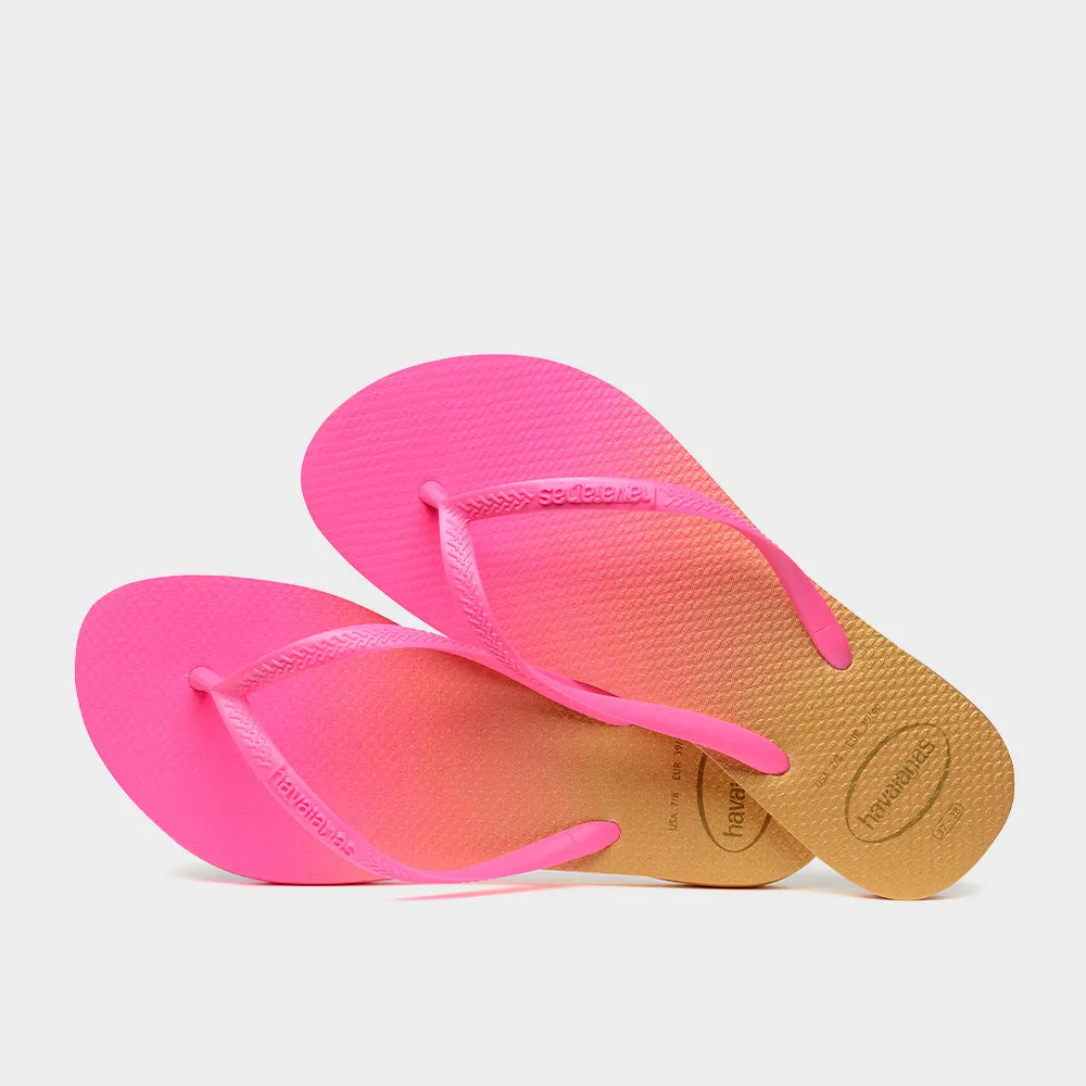 Havaianas Womens Slim Gradient Sandal Pink _ 183482 _ Pink