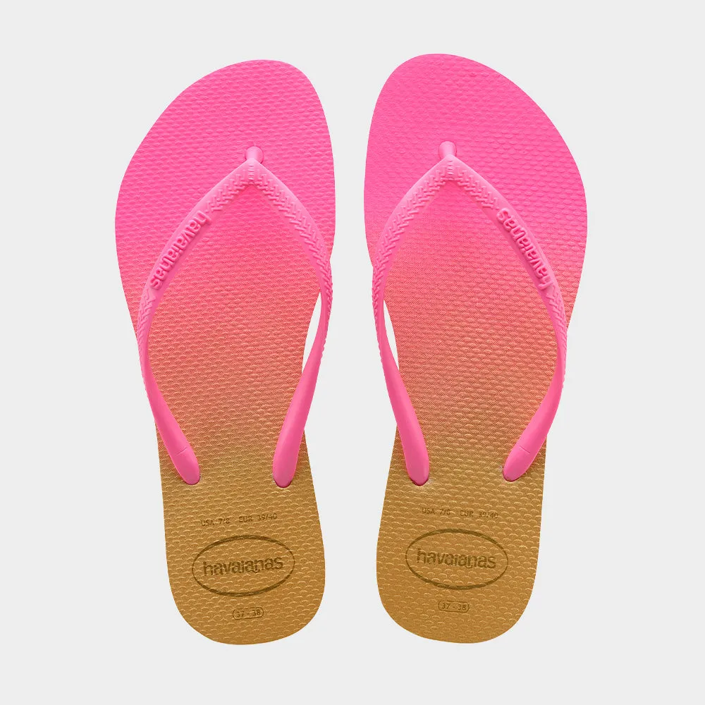 Havaianas Womens Slim Gradient Sandal Pink _ 183482 _ Pink