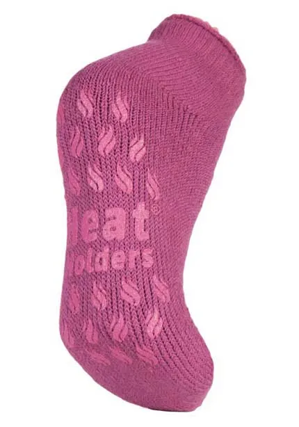 Ladies Original Ankle Slipper Socks - Muted Pink