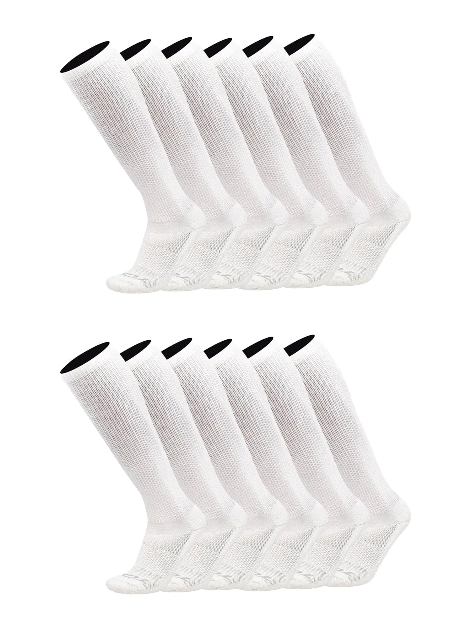 Long Work & Athletic Socks Over the Calf 6-Pack