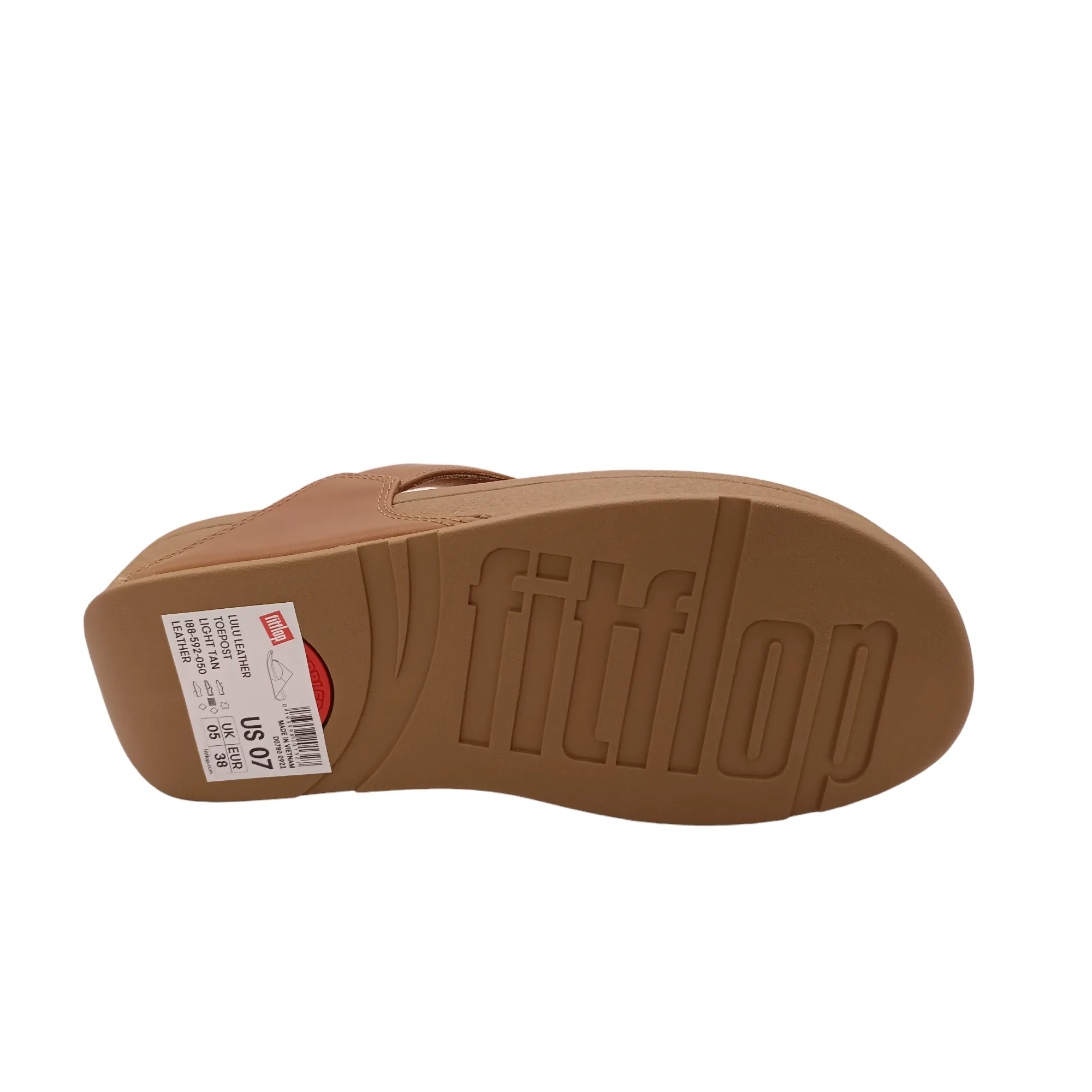 Lulu Leather Toepost fitflop