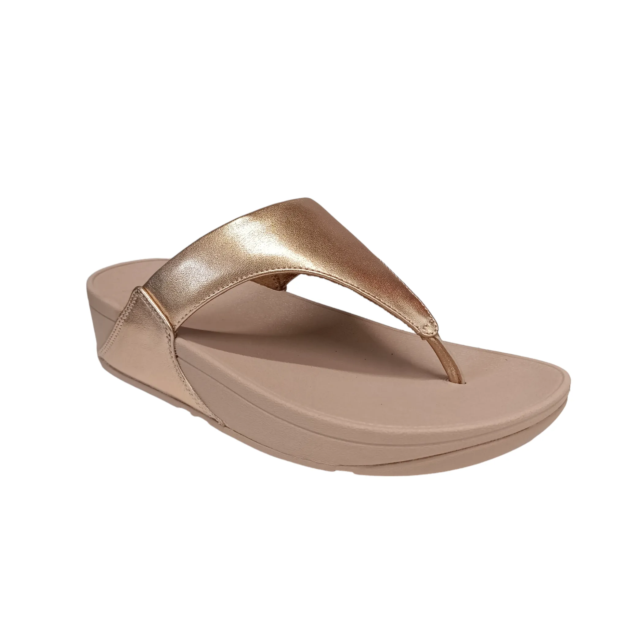 Lulu Leather Toepost fitflop