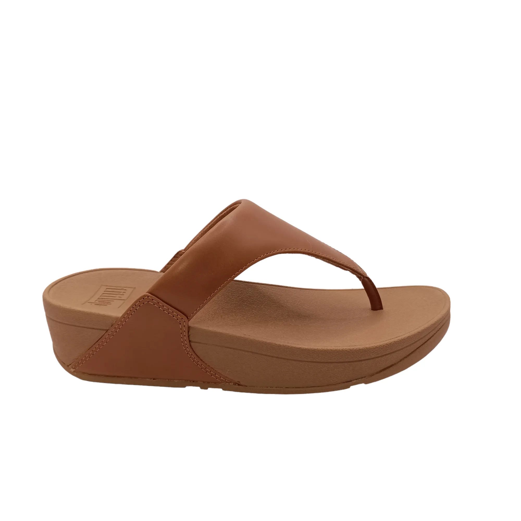 Lulu Leather Toepost fitflop