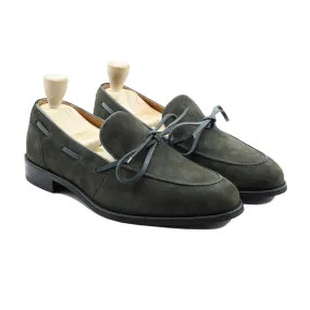 Manama - Men's Davy Grey Kid Suede Loafer