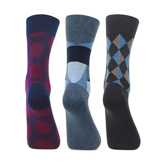 Men Formal Business/ Office Socks - Pack Of 3