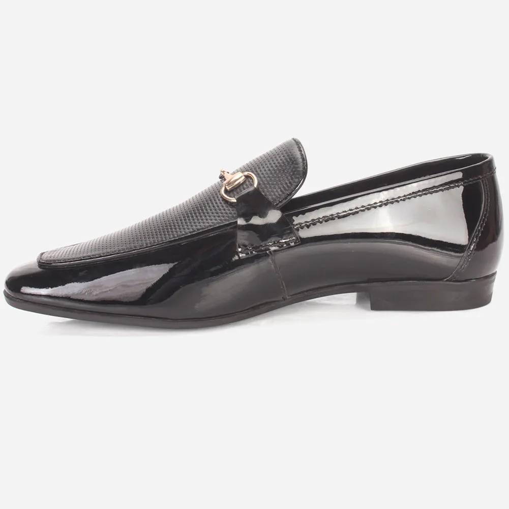 Men "BORRIS" Leather Formal Dress Slip-On Shoes