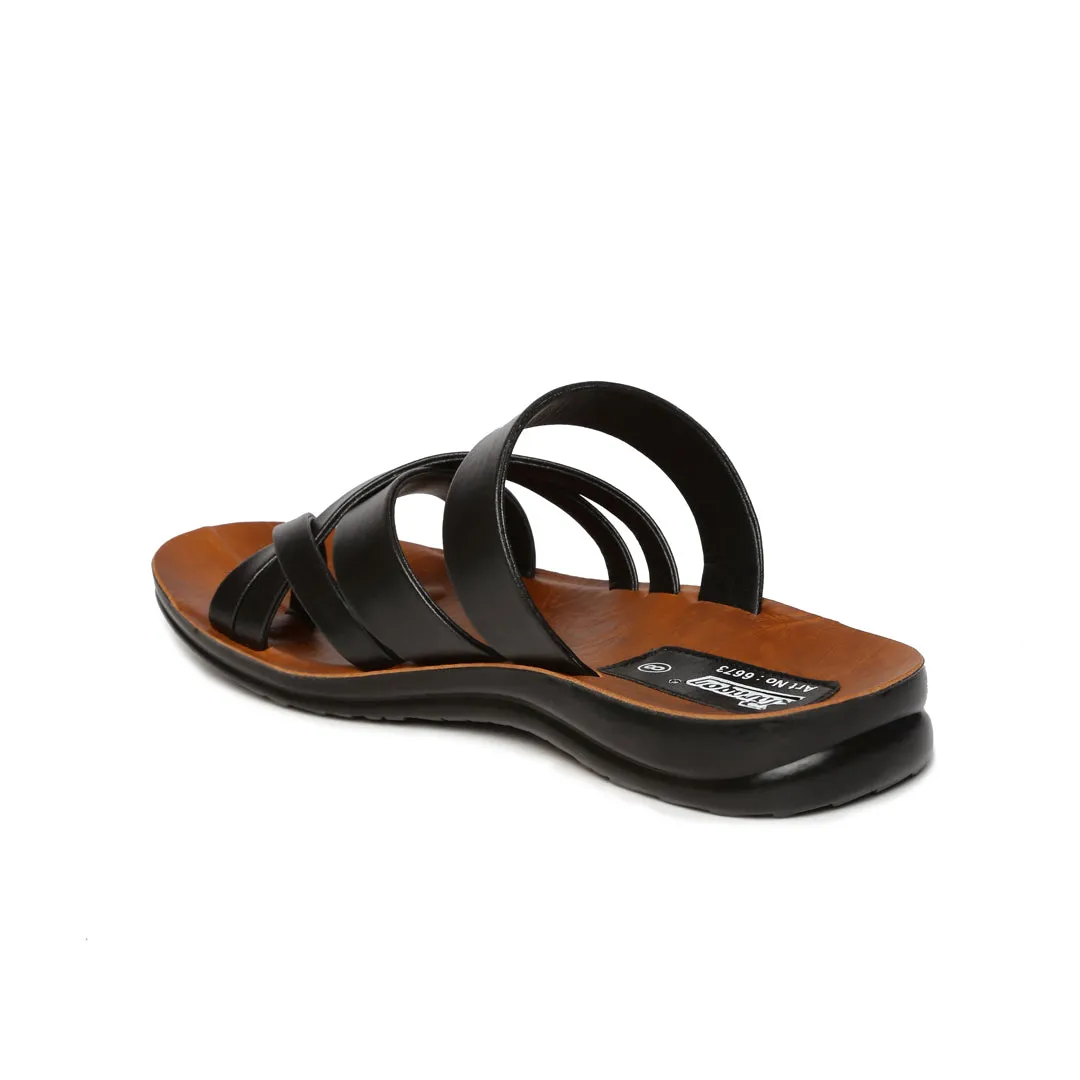 Men's Black Vertex Flip-Flops