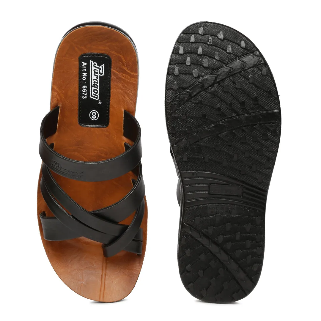 Men's Black Vertex Flip-Flops