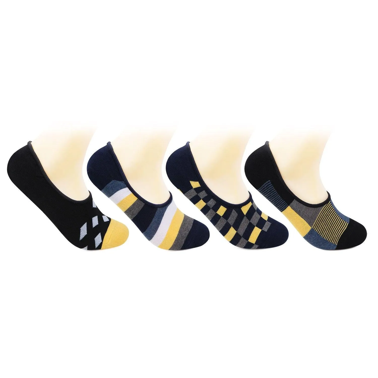 Men's Cotton Fashion Loafer Socks - Pack Of 4