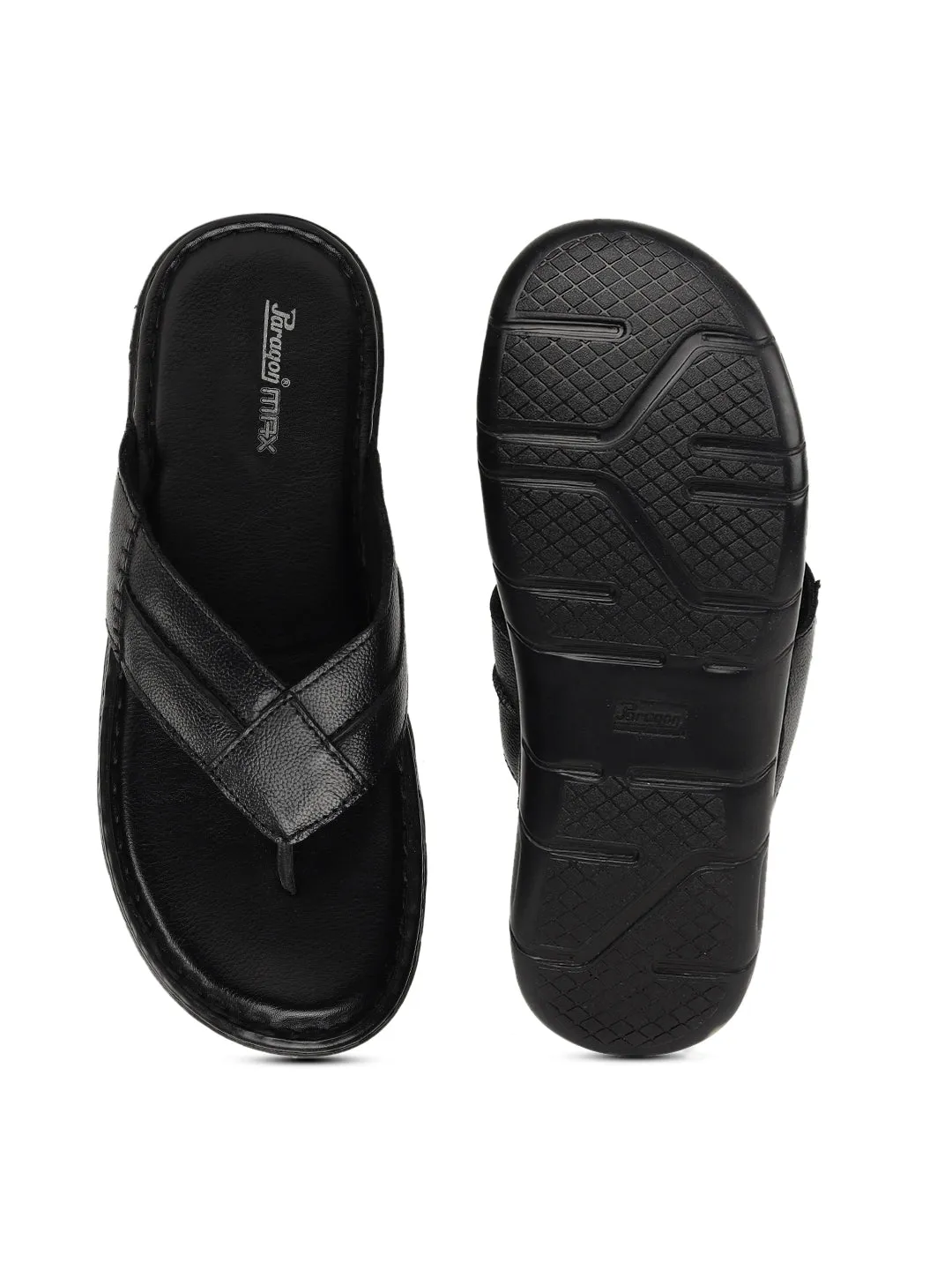 Men's Paragon Max Black Flip-Flops