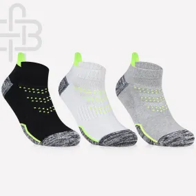 Men's Secret Length Terry Sports Socks - Pack Of 3